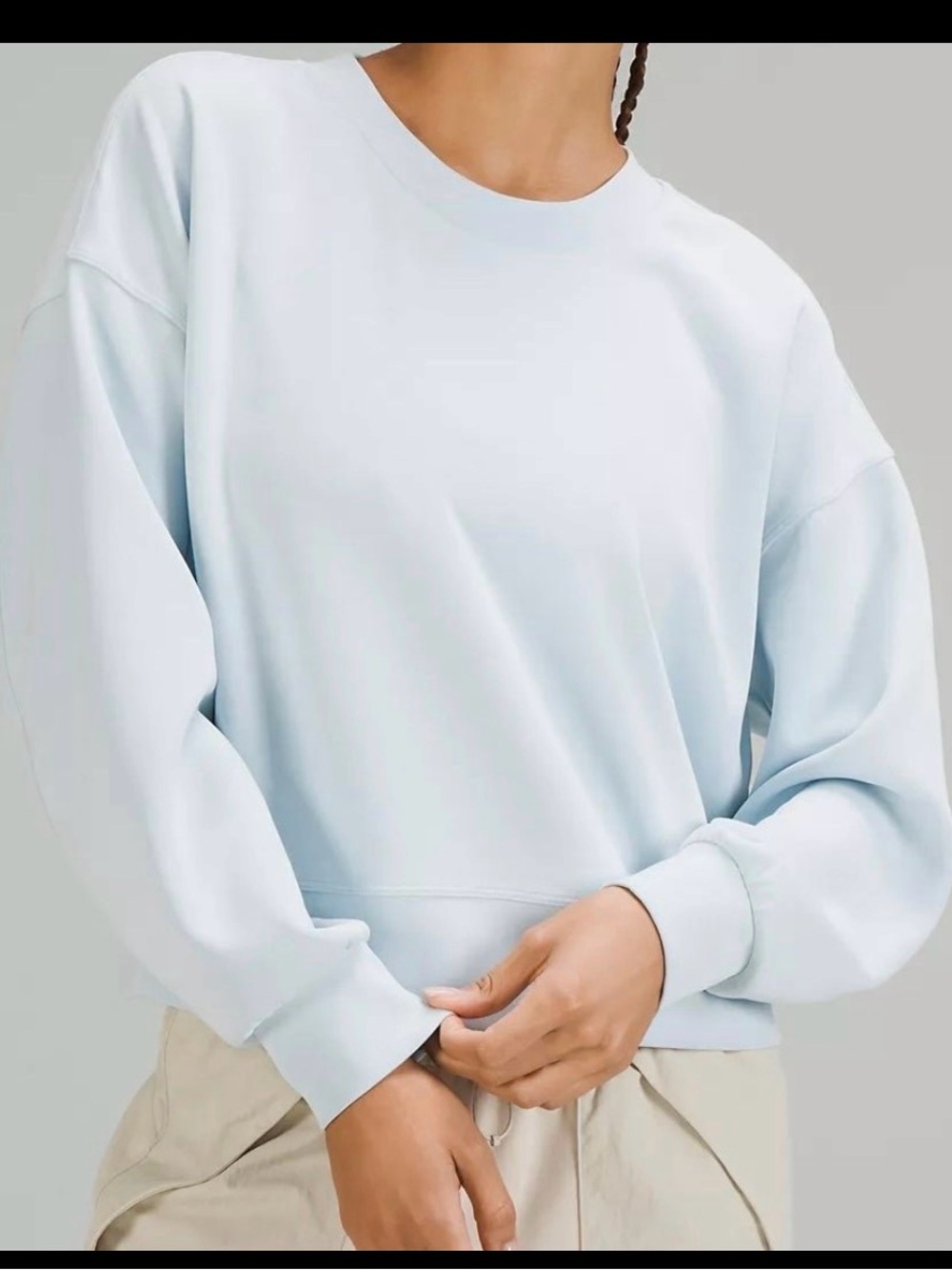 lululemon perfectly oversized crew